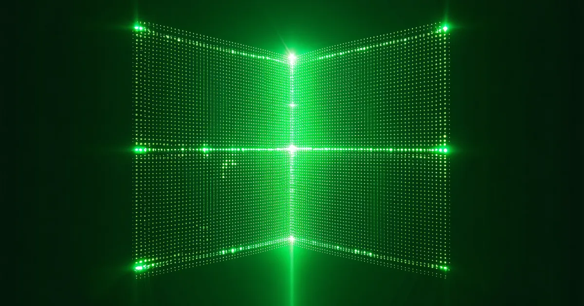 Abstract visualization of double materiality assessment matrix for ESG reporting